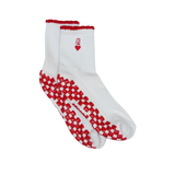 The Queen of Hearts Grip Sock