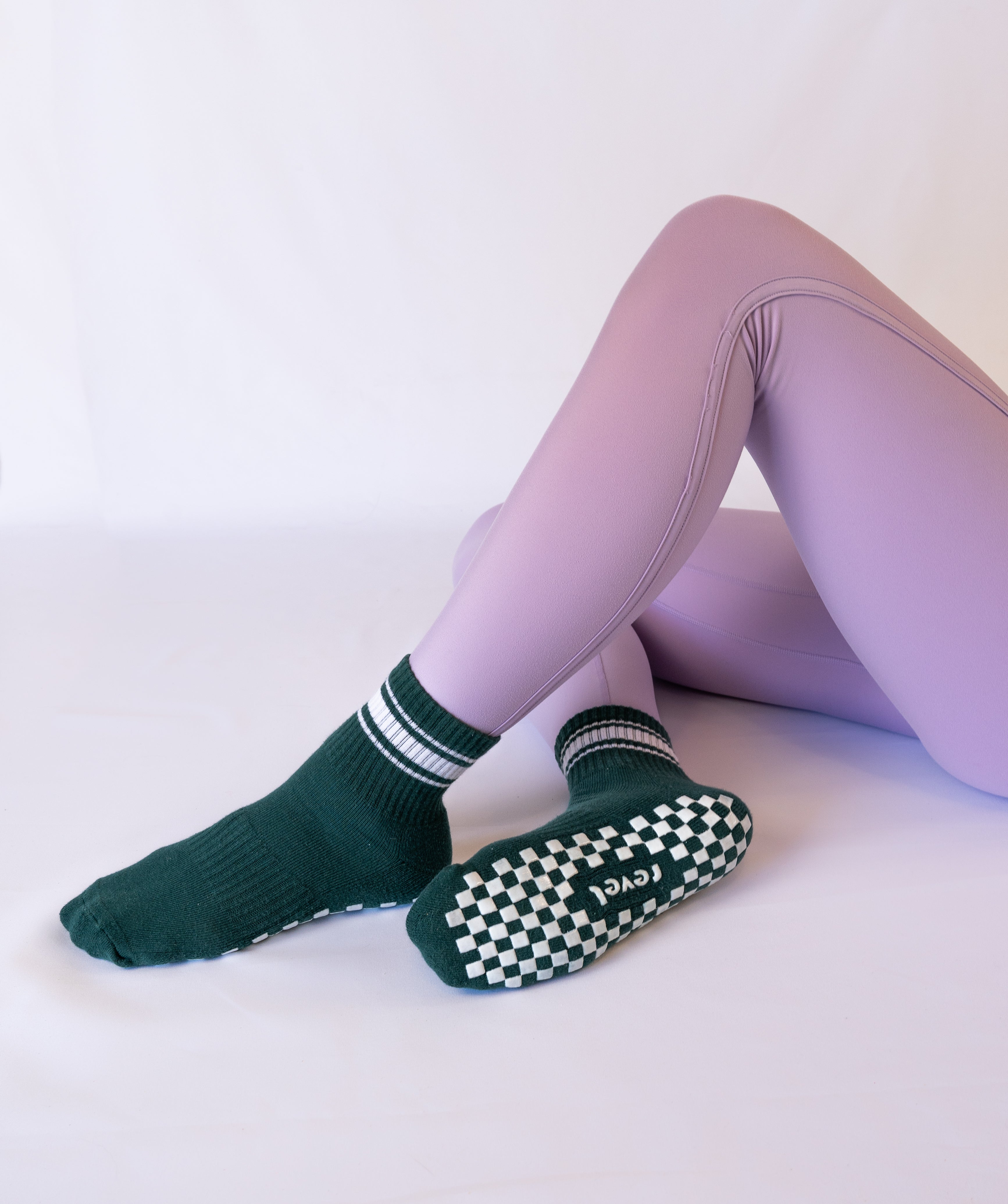 Country Club Green Grip Sock
