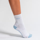 The Pardon My French Grip Sock (Baby Blue)