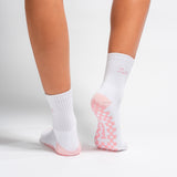 The Pardon My French Grip Sock (Petal Pink)