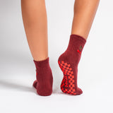The Very Cherry Grip Sock