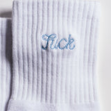 The Pardon My French Grip Sock (Baby Blue)