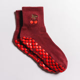 The Very Cherry Grip Sock