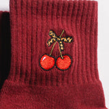 The Very Cherry Grip Sock