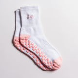 The Pardon My French Grip Sock (Petal Pink)