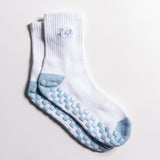 The Pardon My French Grip Sock (Baby Blue)