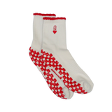 The Queen of Hearts Grip Sock